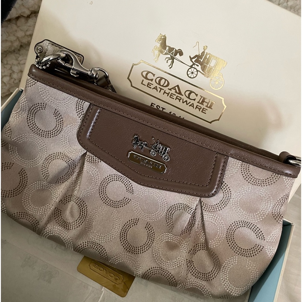 Coach Genuine Leather wristlet